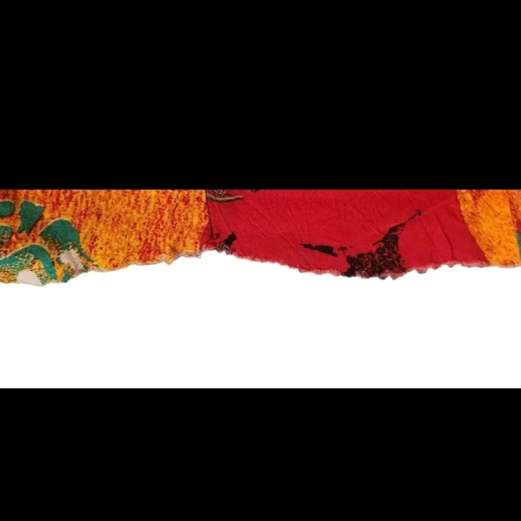 Vintage Jams World Bull Peppers Cactus Print Sleeveless Crop Top Womens Size S - Picture 9 of 9